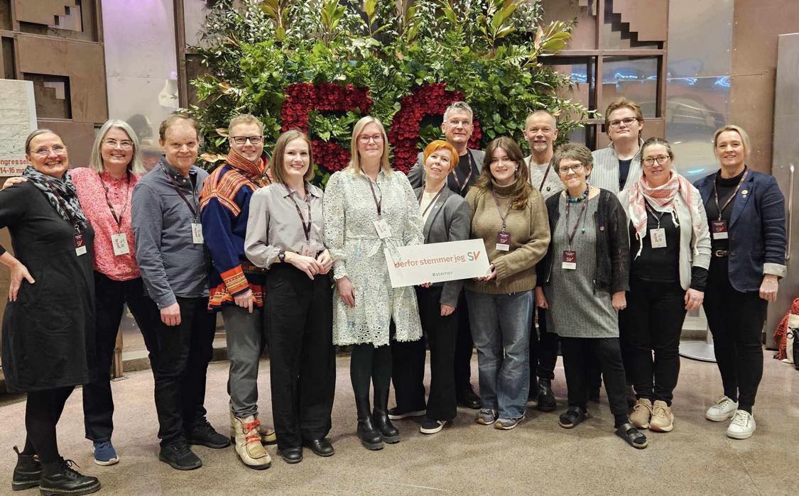 Møre og Romsdal sin delegasjon på SVs landsmøte 2025